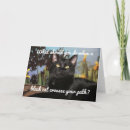 Zoek naar leuke kattenkaart kaarten Zwarte kat