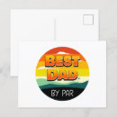 Recherche de golf de fête des pères cartes postales Papa golfeur