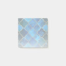 Recherche de quatrefoil post its Bleu