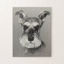 Recherche de schnauzer puzzles Gris