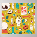 Zoek naar schedel schets posters Patroon