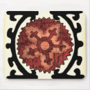 Recherche de motif décoratif tapis souris Crème
