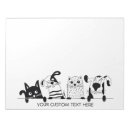 Recherche de cat blocsnotes Illustration