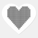Recherche de coeur pixel autocollants Amour