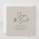 Recherche de minimal wedding save the dates Pour eux