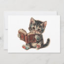 Recherche de amoureux des chats invitations Rétro