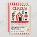 Recherche de fête cirque invitations À l'anniversaire de cirque