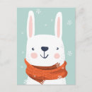 Recherche de lapin neige cartes postales Animaux