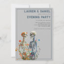 Recherche de skeleton mariage invitations Moderne