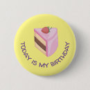 Recherche de gâteau badges Fille d'anniversaire