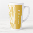 Recherche de motif abstrait moderne tasses Jaune