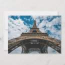 Recherche de repère vœux cartes Tour eiffel