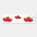 Recherche de fraise voiture autocollants Pare chocs