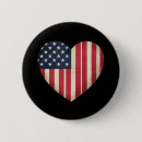 Zoek naar amerikaanse vlag buttons Rood wit blauw