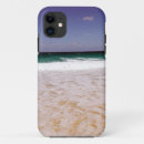 Recherche de rivage de plage iphone coques Bleu