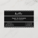 Recherche de message cartes visite Noir