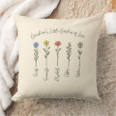 Recherche de grandes fleurs coussins Pour elle