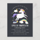 Recherche de licorne magique invitations Girl