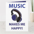 Zoek naar muziek kaarten Illustratie