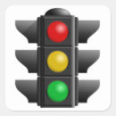 Recherche de feu vert autocollants Rouge