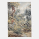 Recherche de zèbres cuisine linges Africaine