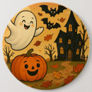 Recherche de fantôme halloween de badges Chute