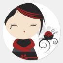 Recherche de kokeshi autocollants Mignon