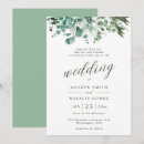 Recherche de aquarelle mariage invitations Vert sauge