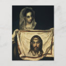 Recherche de visage du christ cartes postales Voile