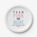Recherche de baseball baby shower assiettes Bleu