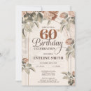 Recherche de fleurs vintage invitations Orange brulé