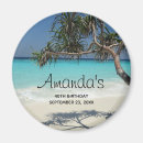 Recherche de anniversaire plage magnets Tropical