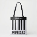 Recherche de instruments de clavier sacs Noir et blanc