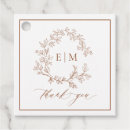 Recherche de mariage étiquettes cadeau Terre cuite