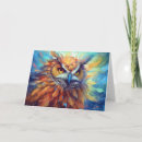 Recherche de animal abstrait vœux cartes Coloré