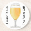 Recherche de mousse dessous de verres Bière