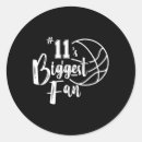Zoek naar nummer 11 stickers Basketbal