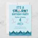 Recherche de shark anniversaire invitations Requin