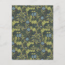 Recherche de william morris cartes postales Vert
