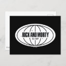Recherche de insigne cartes postales Rick and morty