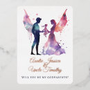Recherche de le parrain invitations Aquarelle
