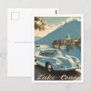 Recherche de lac como cartes postales Aquarelle