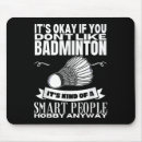 Recherche de badminton tapis souris Drôle