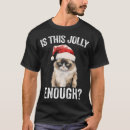 Recherche de père noël grincheux tshirts Chat