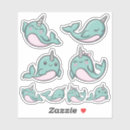 Recherche de licornes de kawaii autocollants Heureux