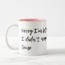 Recherche de je suis en retard tasses De collègue