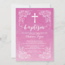 Recherche de vintage baptême invitations Fille