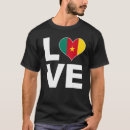 Recherche de le cameroun tshirts Coeur