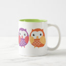 Recherche de hibou coloré tasses Animal