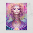 Recherche de fleur fractale cartes postales Rose